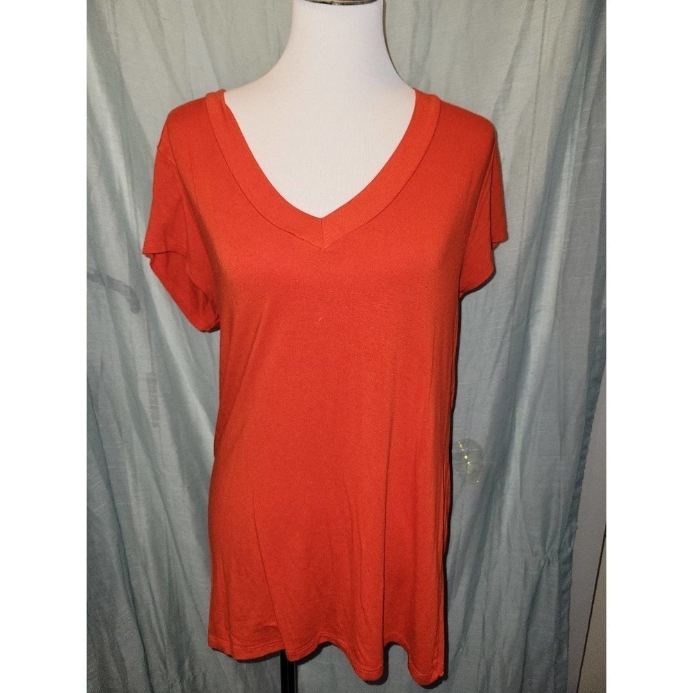 Red casual soft Tee xxl